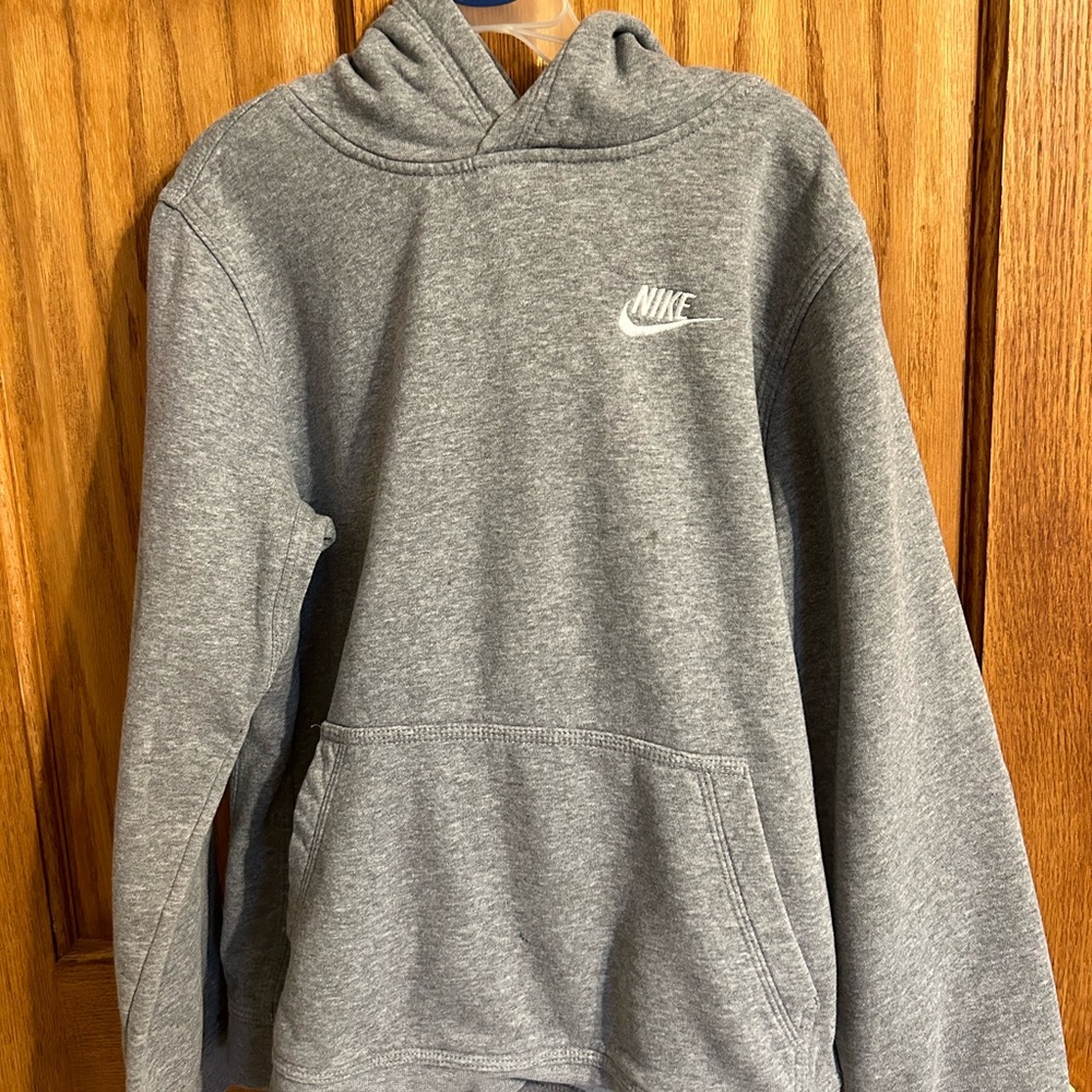 Nike gray hoodie youth medium
